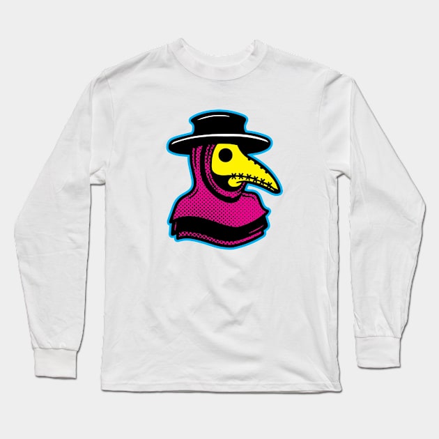 Plague Doctor 2: Electric Boogaloo Long Sleeve T-Shirt by zombiepickles